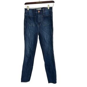 Madewell Jeans Women's‎ Blue 27 High Waisted Sailor Medium Denim